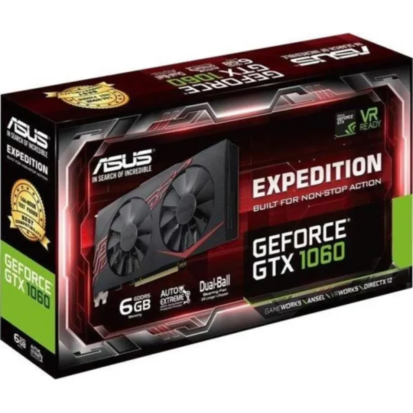 Видеокарта Asus GeForce GTX 1060 EXPEDITION (EX-GTX1060-6G)