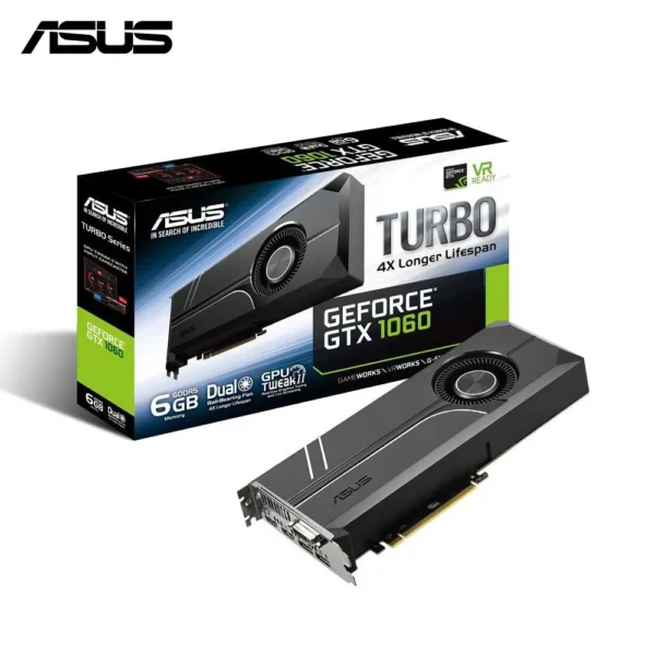 Видеокарта Asus GeForce GTX 1060 TURBO (TURBO-GTX1060-6G)