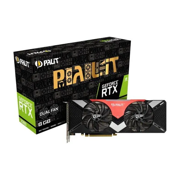 Видеокарта Palit GeForce RTX 2080 Dual (NE62080020P2-180A)