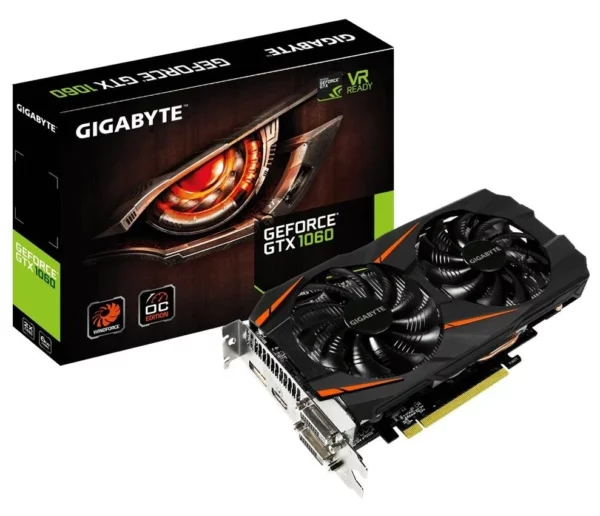 Видеокарта Gigabyte GeForce GTX 1060 WINDFORCE OC (GV-N1060WF2OC-6GD)