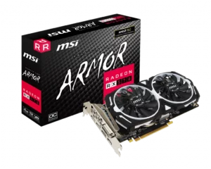 Видеокарта MSI Radeon RX 570 ARMOR 4G OC