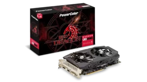 Видеокарта PowerColor Red Dragon Radeon RX 570 8GB GDDR5 (8GBD5 DHDV2/OC)