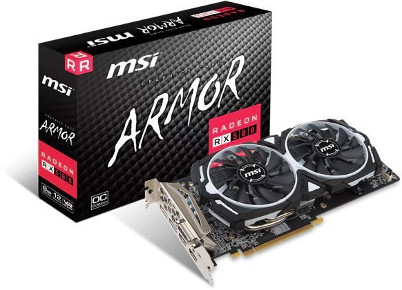 Видеокарта MSI AMD Radeon RX 580 ARMOR
