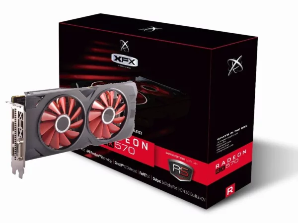 Видеокарта XFX AMD Radeon RX 570 RS 4GB Black Edition (RX-570P4DBD6)