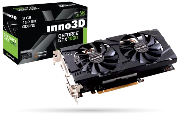 Видеокарта Inno3D GeForce GTX 1060 Twin X2 (N106F-2SDN-L5GS)