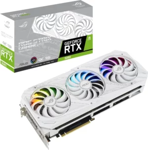 Видеокарта Asus GeForce RTX 3080 ROG STRIX GAMING OC WHITE