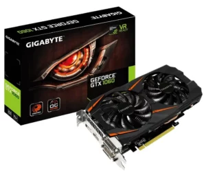 Видеокарта GeForce GTX 1060 WINDFORCE 6G (rev. 1.0/1.1) (GV-N1060WF2-6GD)