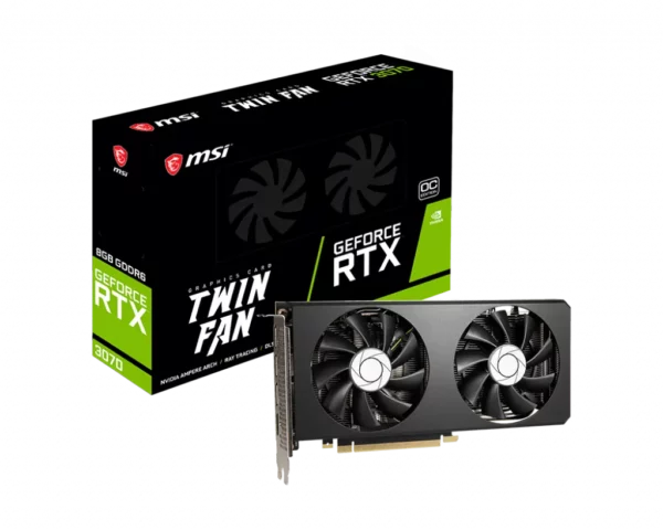 Видеокарта MSI GeForce RTX™ 3070 TWIN FAN OC