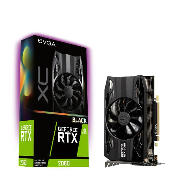 Видеокарта EVGA GeForce RTX 2060 XC BLACK GAMING (06G-P4-2061-KR)