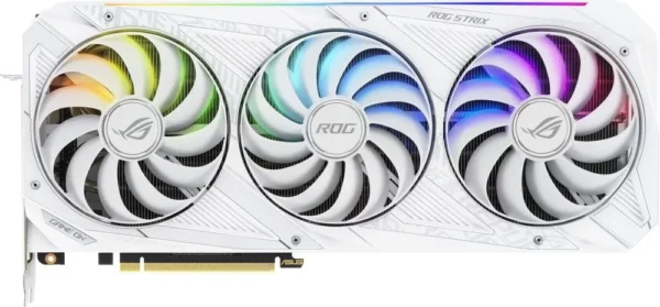 Видеокарта Asus GeForce RTX 3070 ROG Strix V2 White OC LHR